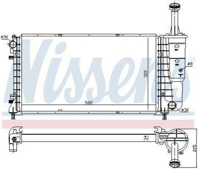 Радіатор NISSENS 61898