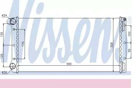 Радиатор NISSENS 61899