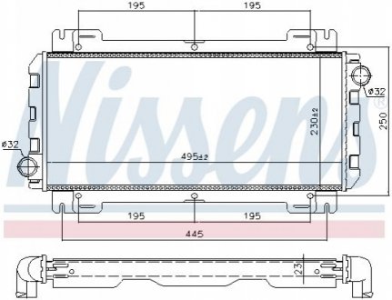 Радіатор NISSENS 62093