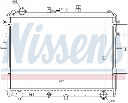 Радиатор NISSENS 62381 (фото 1)