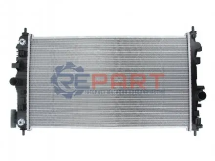 Фото Радіатор, система охолодження двигуна NISSENS (630717) зображення 1