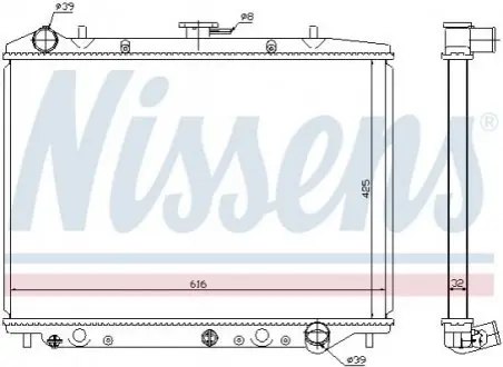 Радиатор NISSENS 630754