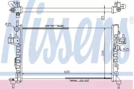 Радиатор NISSENS 63094