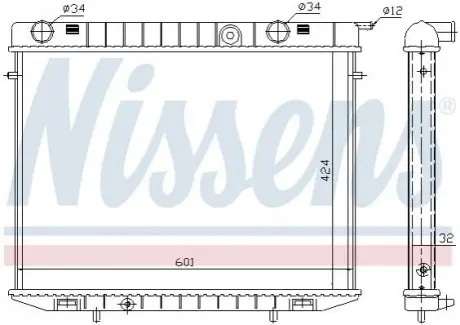 Радиатор NISSENS 63244 Купить в Украине