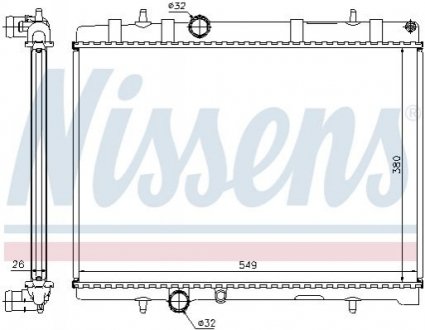 Радиатор NISSENS 63605A (фото 1)