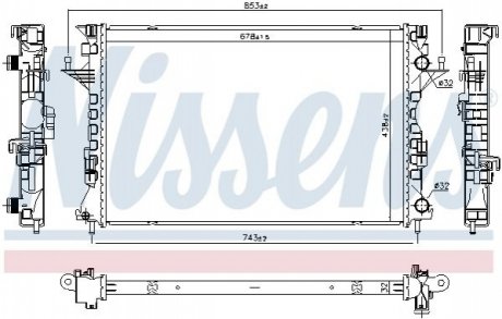 Радиатор NISSENS 637642