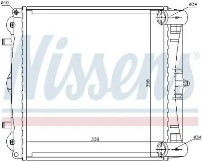 Радиатор NISSENS 63776