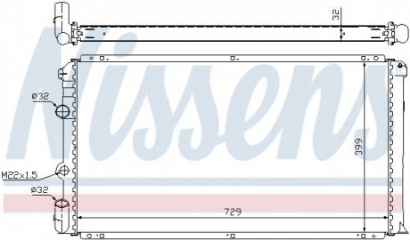 Радіатор NISSENS 63936A