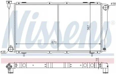 Радиатор NISSENS 64112