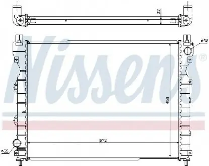 Радиатор NISSENS 64310A Купить в Украине
