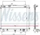 Фото Радіатор двигуна TOYOTA YARIS, YARIS / VIOS 1.0-1.5 08.05-12.14 NISSENS (64682) зображення 6