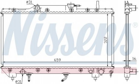 Радіатор NISSENS 64806