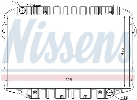 Радіатор NISSENS 64861