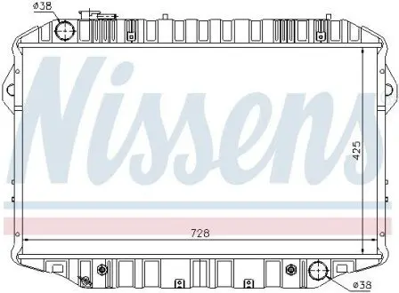 Радиатор NISSENS 64861 Купить в Украине