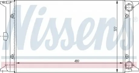Радиатор, охлаждение двигателя NISSENS 65030