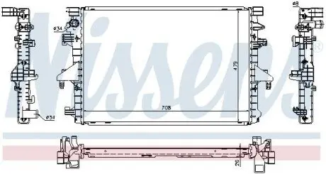 Радиатор NISSENS 65285 Купить в Украине