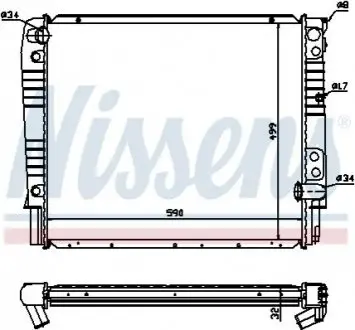 Радиатор NISSENS 65528A