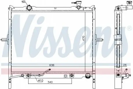 Автозапчасть NISSENS 66772