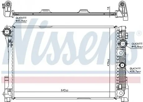 Радиатор NISSENS 67164