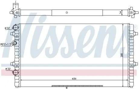 Радиатор NISSENS 67302