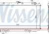 Радіатор, охолодження двигуна NISSENS 67349A (фото 1)
