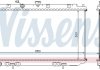 Радіатор, охолодження двигуна NISSENS 67350A (фото 1)