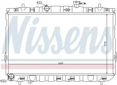Радиатор NISSENS 67494