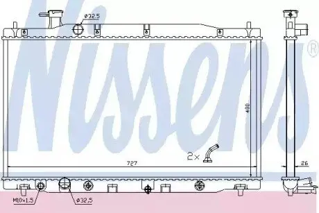 Фото Радиатор NISSENS (681372) изображение 1