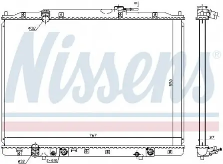 Радиатор NISSENS 68151