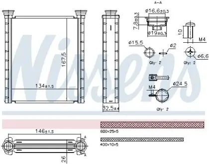 Автозапчасть NISSENS 707280 Купить в Украине