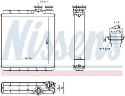 Автозапчасть NISSENS 707302