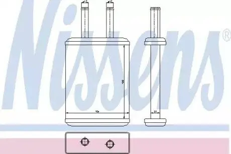 Радиатор печки NISSENS 77524