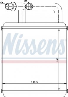 Радиатор печки NISSENS 77618