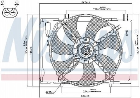 Вентилятор радіатора NISSENS 85290