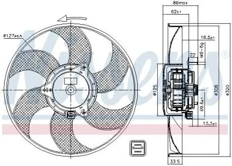 Автозапчасть NISSENS 85705