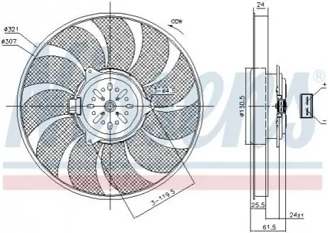 Автозапчасть NISSENS 85786 Купить в Украине