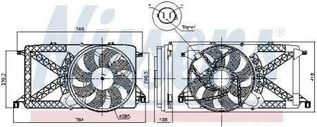 Автозапчастина NISSENS 85827