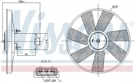 Автозапчасть NISSENS 85838