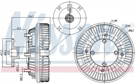 Автозапчастина NISSENS 86226