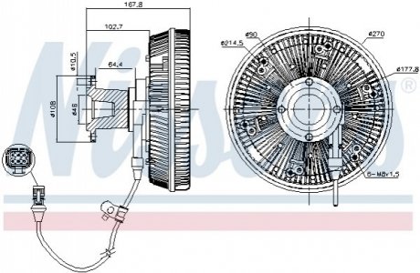 Автозапчастина NISSENS 86228