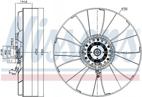 Автозапчастина NISSENS 86232