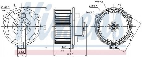 Автозапчастина NISSENS 87107