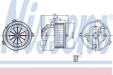 Автозапчасть NISSENS 87129