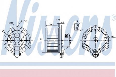 Автозапчасть NISSENS 87161