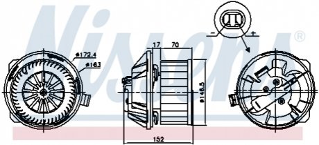 Автозапчастина NISSENS 87228