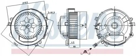 Автозапчасть NISSENS 87424