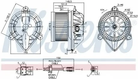 Автозапчасть NISSENS 87432