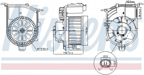 Автозапчастина NISSENS 87449