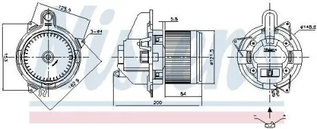 Вентилятор NISSENS 87501 Купить в Украине
