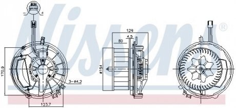 Автозапчасть NISSENS 87524